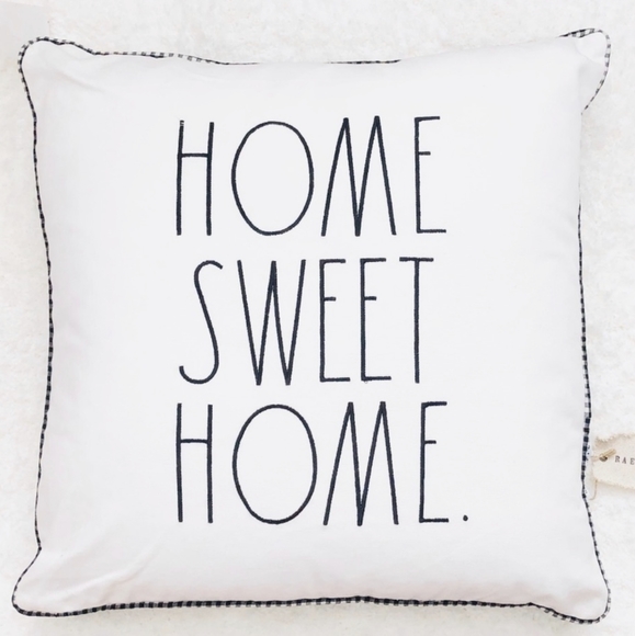 Rae Dunn Other - RAE DUNN "HOME SWEET HOME" Down Feather Pillow
